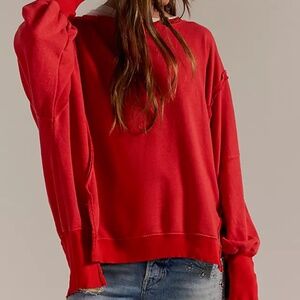 We The Free Camden Sweatshirt - Red M